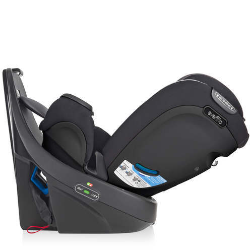 כסא בטיחות אוונפלו מסתובב Revolve 360 משולב בוסטר – אפור Amherst Gray