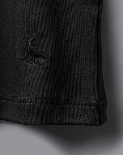 חולצת טי שירט כותנה שחורה Black Cotton Tyrwhitt T Shirt