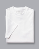 חולצת טי שירט כותנה לבנה - White Blue Cotton Jersey Tyrwhitt T Shirt