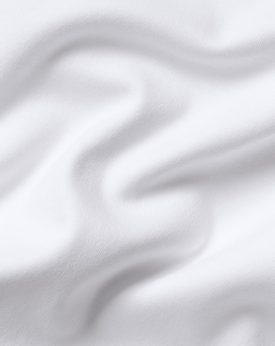 חולצת טי שירט כותנה לבנה - White Blue Cotton Jersey Tyrwhitt T Shirt