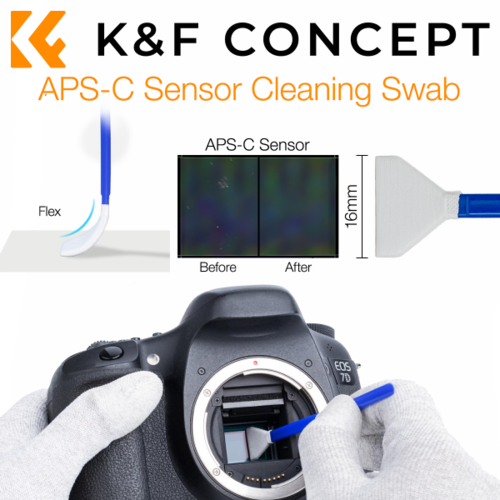 ערכה לניקוי חיישן APS-C קרופ K&F 1616