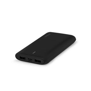 סוללה ניידת נטענת - T-Tec PowerSlim Duo 10.000mAh Universal Mobile Charger
