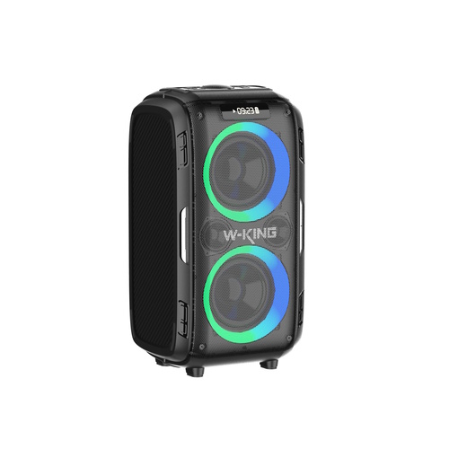 בידורית + 2 מיקרופונים W-KING T9 PRO 120W
