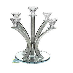 פמוט קשתות 5 קנים 27 סמ