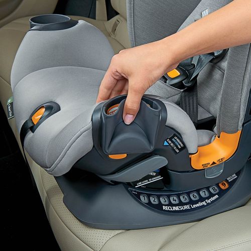 כיסא בטיחות וואן פיט קלירטקס Chicco OneFit ClearTex - צבע אפור