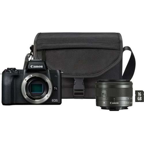מצלמה קנון Canon Eos M50 II + 15-45mm + BAG + 16GB- קיט