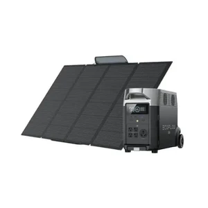 קיט סולארי ECOFLOW - תחנת כח DELTA3600 קיבולת 3.6Kwh -הספק 3.6KW + פאנל סולארי מתקפל 400W דגם EFD3600PRO400 יצרן ECOFLOW