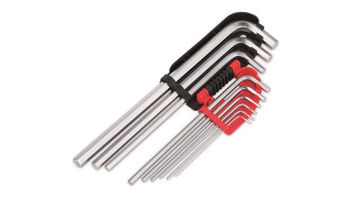 מפתח אלן ארוך איכותי 9 יחידות מ 1.5-10 KRT408301 Varo kreator