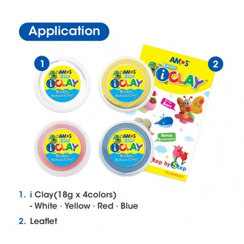 ערכת יצירה ופיסול עם חימר קל I-CLAY - הפרפר