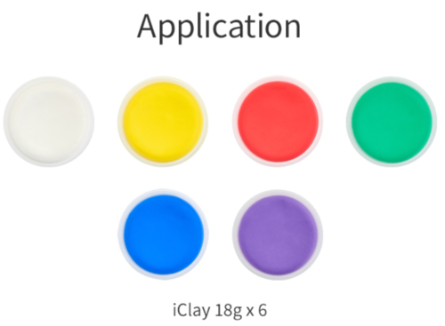 ערכת יצירה ופיסול עם חימר קל I-CLAY - חיות ים