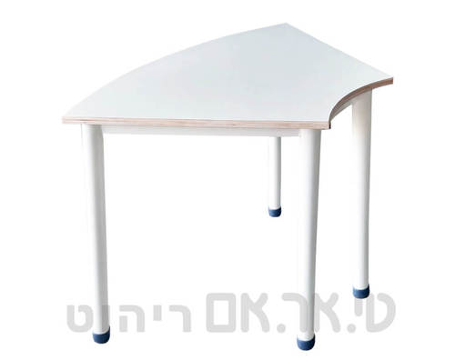 שולחן טרפז קנט חשוף
