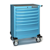 עגלת עבודה 7 מגירות כחולה עם נעילה SIGNET HD 