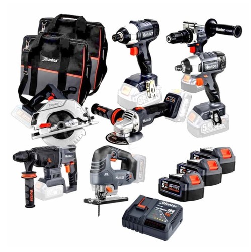 סט 7 כלים נטענים 18V BrushLess