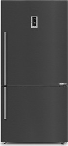 מקרר מקפיא תחתון - 554 ליטר Blomberg בלומברג KND3965XBRP נירוסטה מושחרת