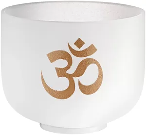 קערת קריסטל 8″ צליל C# / 432 Hz בעיצוב OM מבית Meinl
