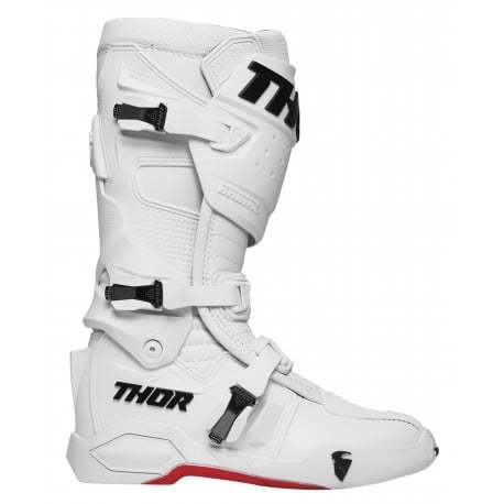 מגף רכיבה THOR MX לבן\אדום RADIAL