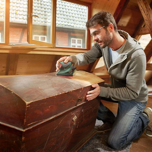 מלטשת משולשת רוטטת חשמלית ביתית 104X93 מ