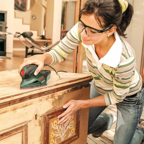 מלטשת משולשת רוטטת חשמלית ביתית 104X93 מ