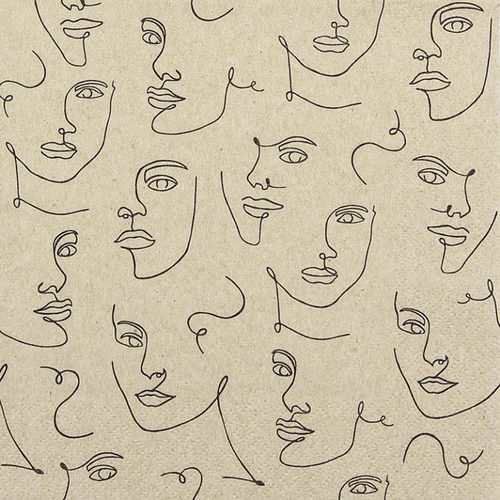 מפיות נייר 20 יח' Faces