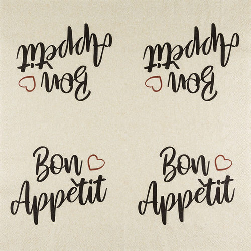 מפיות נייר 20 יח' Bon Appètit avec