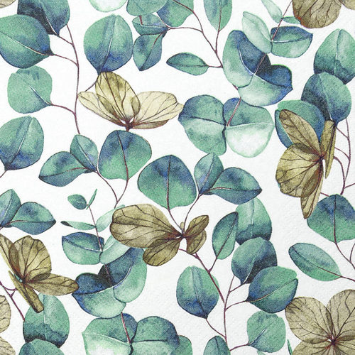 מפיות נייר 20 יח' Eucalyptus Leaves