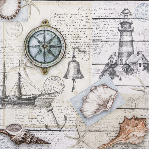 מפיות נייר 20 יח' Nautical Feeling