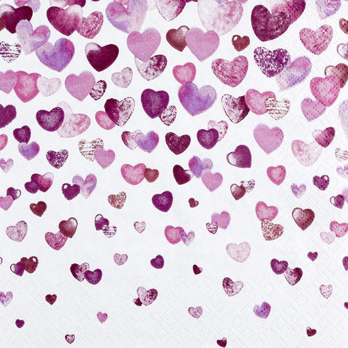מפיות נייר 20 יח' Lovely Hearts