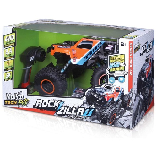 באגי על שלט 4X4 רוקזילה 2 - 2 MAISTO RC ROCKZILLA