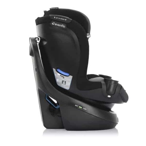 כיסא בטיחות מסתובב 360 צר במיוחד רבולב Revolve 360 Slim- שחור/אפור Obsidian Black Evenflo אוונפלו