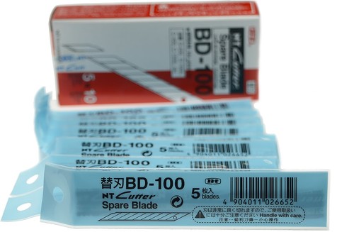 להבים לסכין חיתוך BD-100, מארז של 500 יח