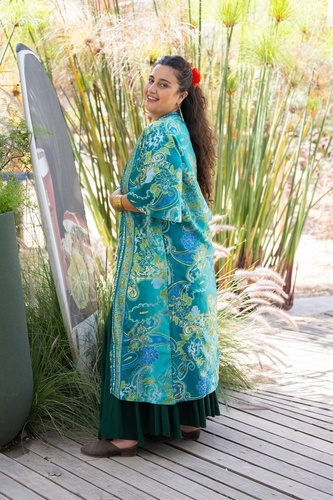 עליונית קימונו ארוכה plus size