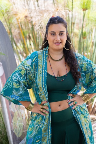 עליונית קימונו ארוכה plus size