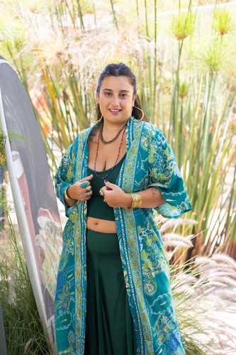 עליונית קימונו ארוכה plus size