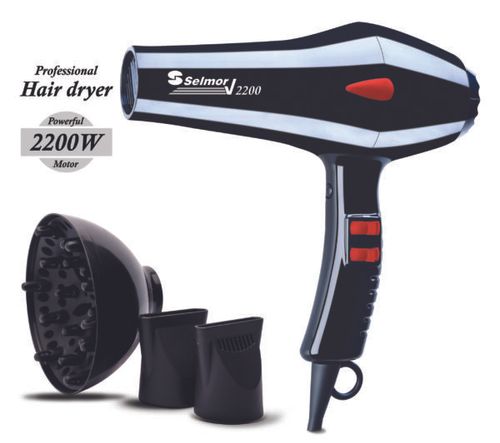 מייבש שיער 2200W סלמור פן לשיער עם דיפיוזר ושתי פיות SE-802