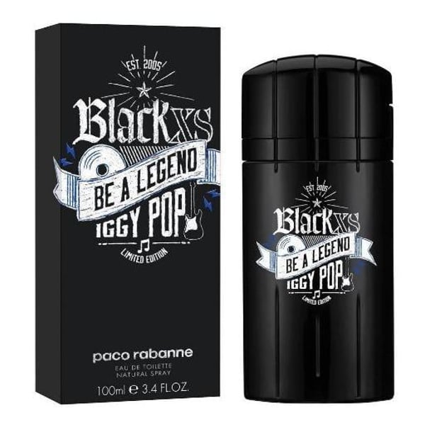 Black XS Be A Legend Iggy Pop Paco Rabanne 100ML EDT