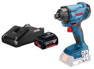 מברגה מפתח רטיטה (אימפקט) כולל סוללה 5AH דגם BOSCH GDR 18V-160