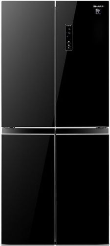 מקרר SHARP בנפח 572 ליטר זכוכית שחורה SJ-FFSR89-BK