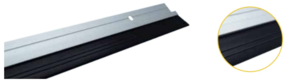 סף דלת אלומיניום גומי