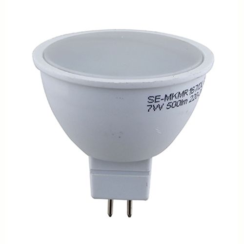 מארז 10 נורות לד דקורייקה MR16 GU5.3 7W 12V/220V אור חם
