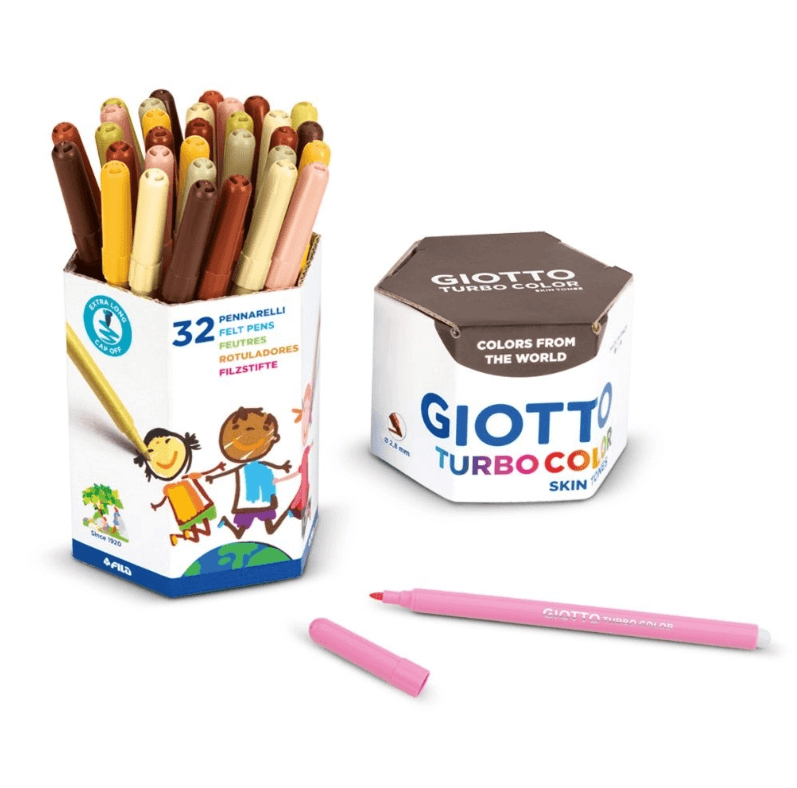  32 טושים בצבעי גוף GIOTTO SKIN TONES