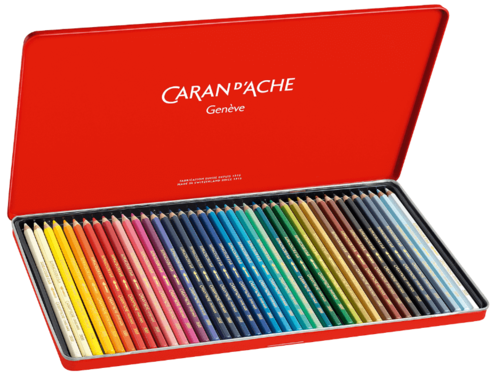 סט 40 עפרונות אקוורל CARAND'ACHE SUPRACOLOR AQUARELLE