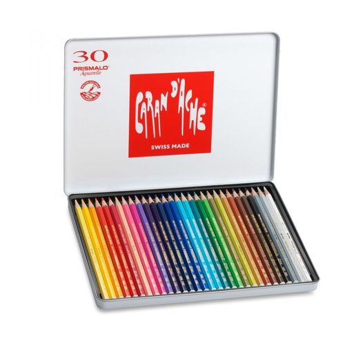 סט 30 עפרונות אקוורל CARAND'ACHE PRISMALO