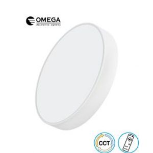 גוף תאורה צמוד תקרה VEGAS עם שלט CCT 160W Omega