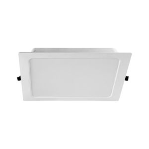 פנל שקוע מרובע גוף לבן IP44 120° 12W CCT יורולוקס