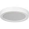 פנל צמוד תקרה עגול לבן IP44 120° 24W CCT