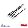 כבל מולטי לטעינה מהירה 1 ב-3 UNITEK C14101BK-1.5M