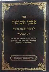 פסקי תשובות חלק ד' רביעי