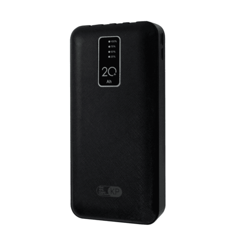 סוללת גיבוי 20000MAH כולל כבלים מובנים לטעינה 