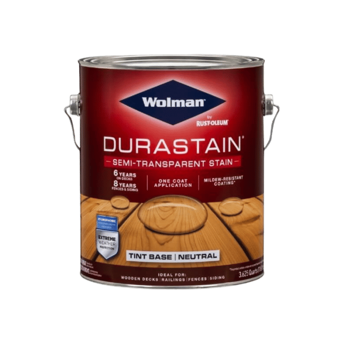 צבע לעץ חצי שקוף Durastain על בסיס מים