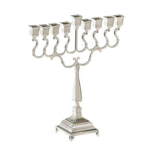 חנוכיה מוכספת המכבים 22סמ